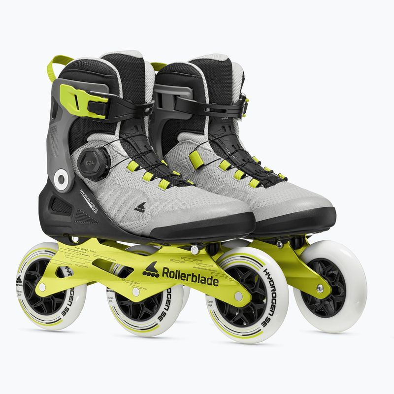 Role pentru bărbați Rollerblade Macroblade 110 Boa black/grey/lime 4