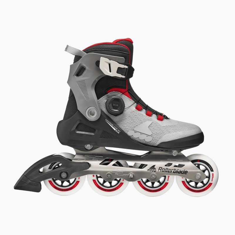 Role pentru bărbați Rollerblade Macroblade 90 Boa black/grey/red 2
