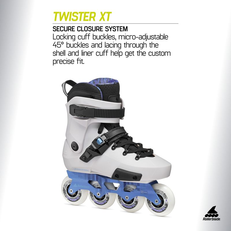 Role Rollerblade Twister Xt grey pearl/periwinkle 8