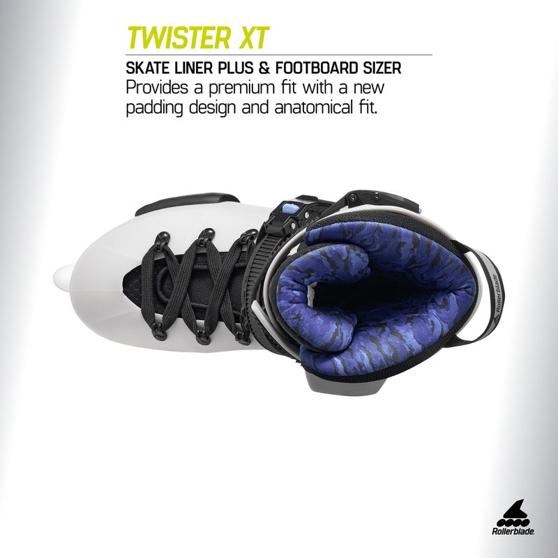 Role Rollerblade Twister Xt grey pearl/periwinkle 10