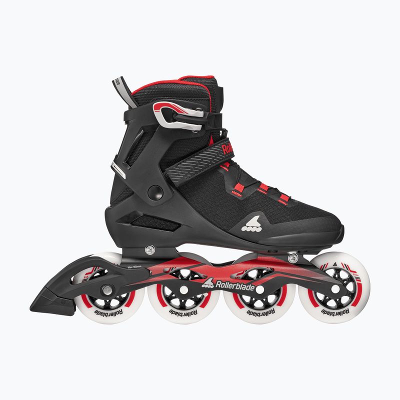 Role pentru bărbați Rollerblade Macroblade 90 black/red 2