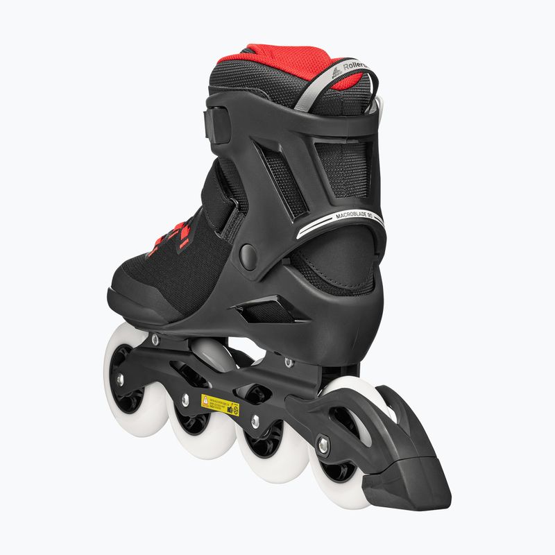 Role pentru bărbați Rollerblade Macroblade 90 black/red 5