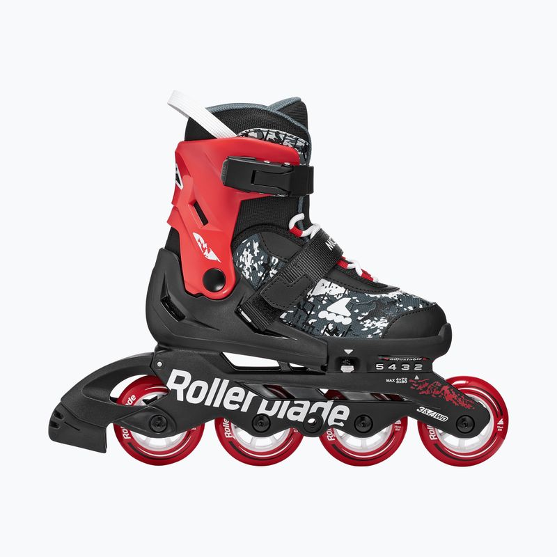 Role pentru copii Rollerblade Microblade SL Jr black/red 2