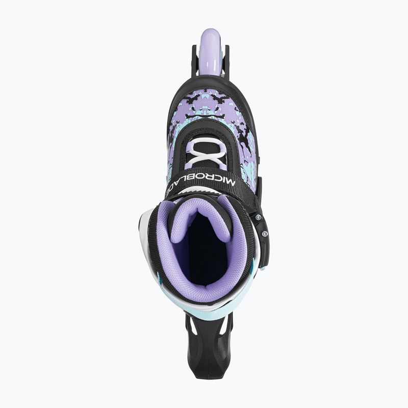 Role pentru copii Rollerblade Microblade SL Jr black/lavender/light blue 7