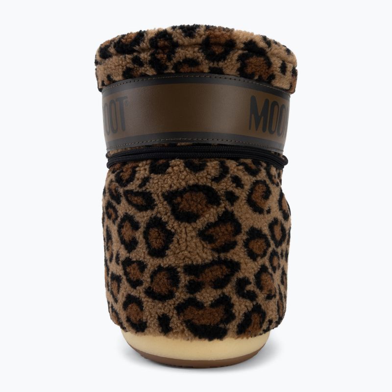 Ghete pentru femei Moon Boot Icon Low Fleece Leopard cognac/cocoa 6