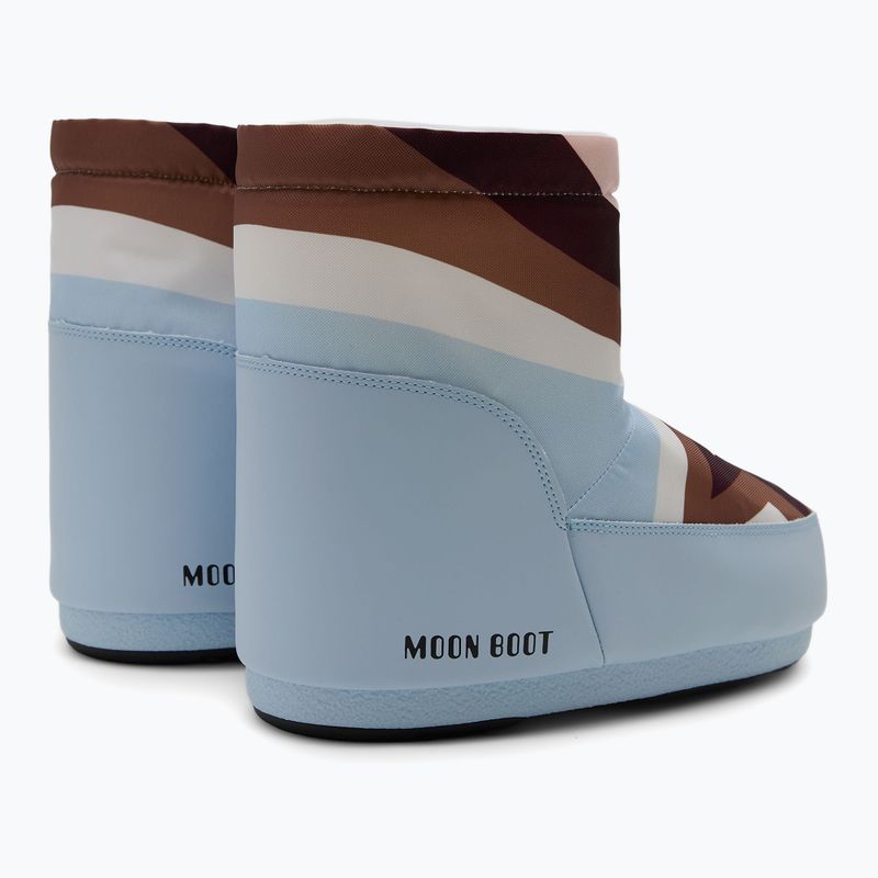 Ghete pentru femei Moon Boot Icon Low Nolace Comet baby blue/multicolor 2