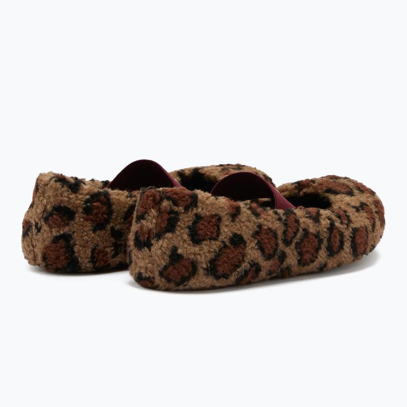 Papuci pentru femei Moon Boot Fleece Ballerina Leopard cognac/cocoa 2