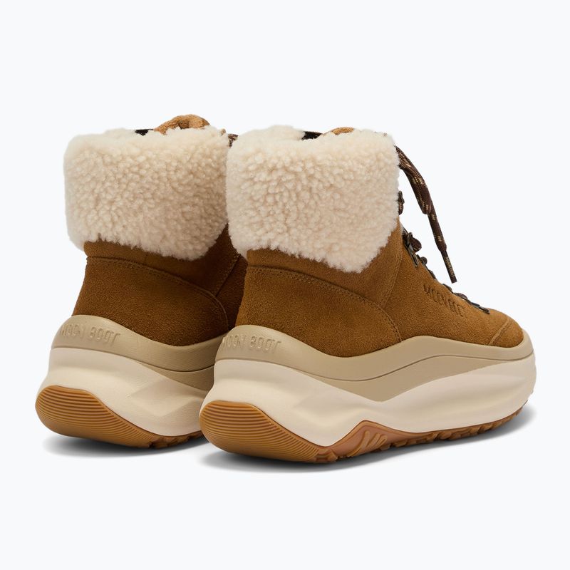 Încălțăminte pentru femei Moon Boot Moon247 City Shearling Mid cognac 2
