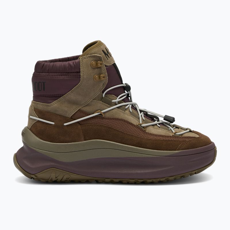 Încălțăminte pentru femei Moon Boot Moon247 Xlace Mid cargo green/berry brown