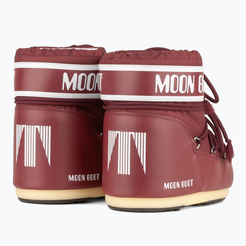 Ghete pentru femei Moon Boot Icon Low Nylon burgundy 2