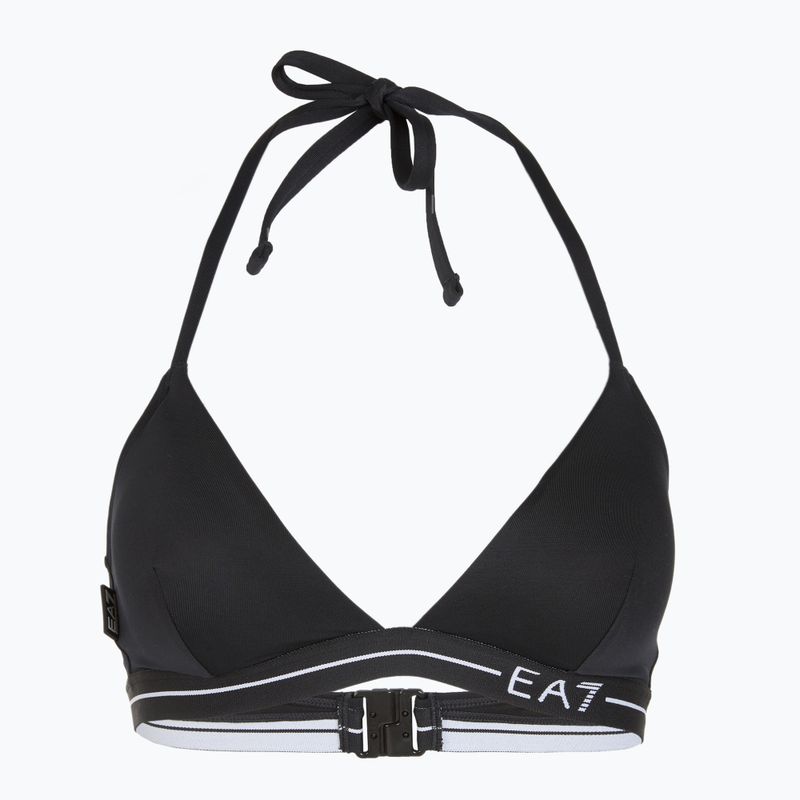 Costum de baie din două piese pentru femei EA7 Emporio Armani Logo Tape Bikini Triangle black 3