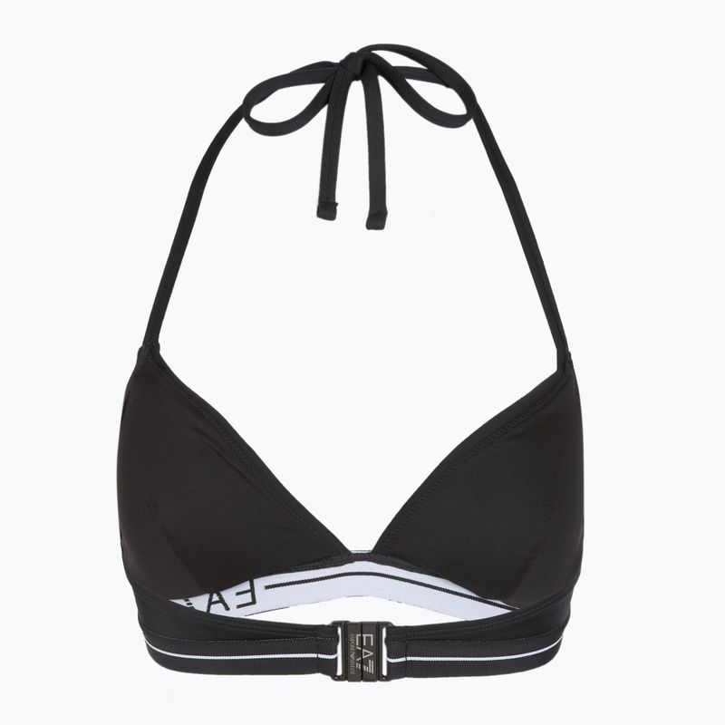 Costum de baie din două piese pentru femei EA7 Emporio Armani Logo Tape Bikini Triangle black 4