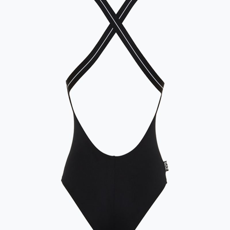 Costum de baie EA7 Emporio Armani Logo Tape One Piece black 2