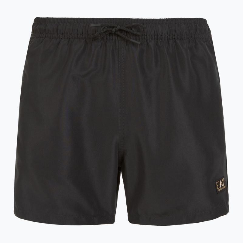 Șort de înot pentru bărbați EA7 Emporio Armani Gold Label Boxer black