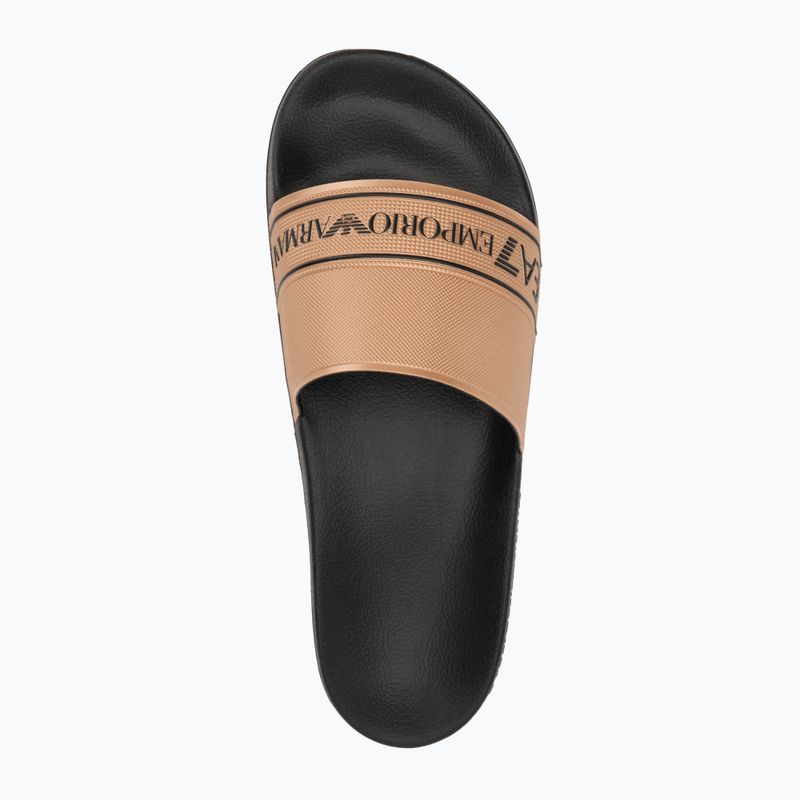 Papuci EA7 Emporio ArmaniWater Sports Tape black / gold 5