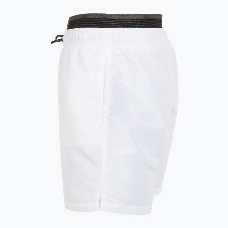 Șort de înot pentru bărbați EA7 Emporio Armani Logo Tape Boxer white 3