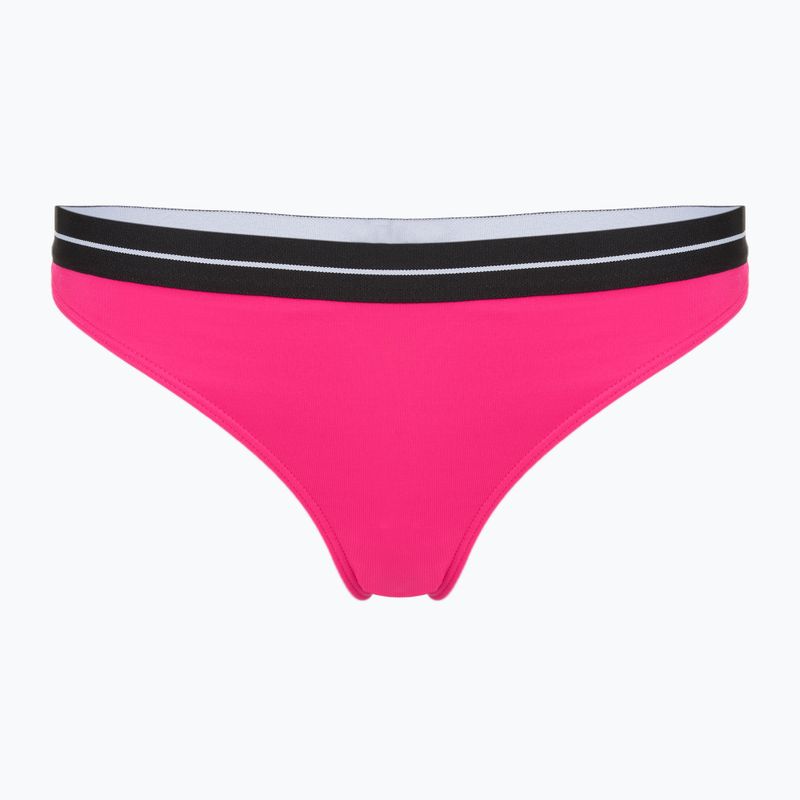 Costum de baie din două piese pentru femei EA7 Emporio Armani Logo Tape Bikini Triangle neon pink 6
