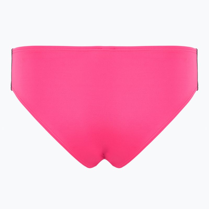 Costum de baie din două piese pentru femei EA7 Emporio Armani Logo Tape Bikini Top neon pink 7