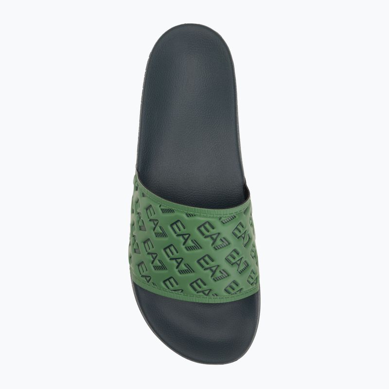 Papuci EA7 Emporio Armani Water Sports All Over urban chic / english ivy 5