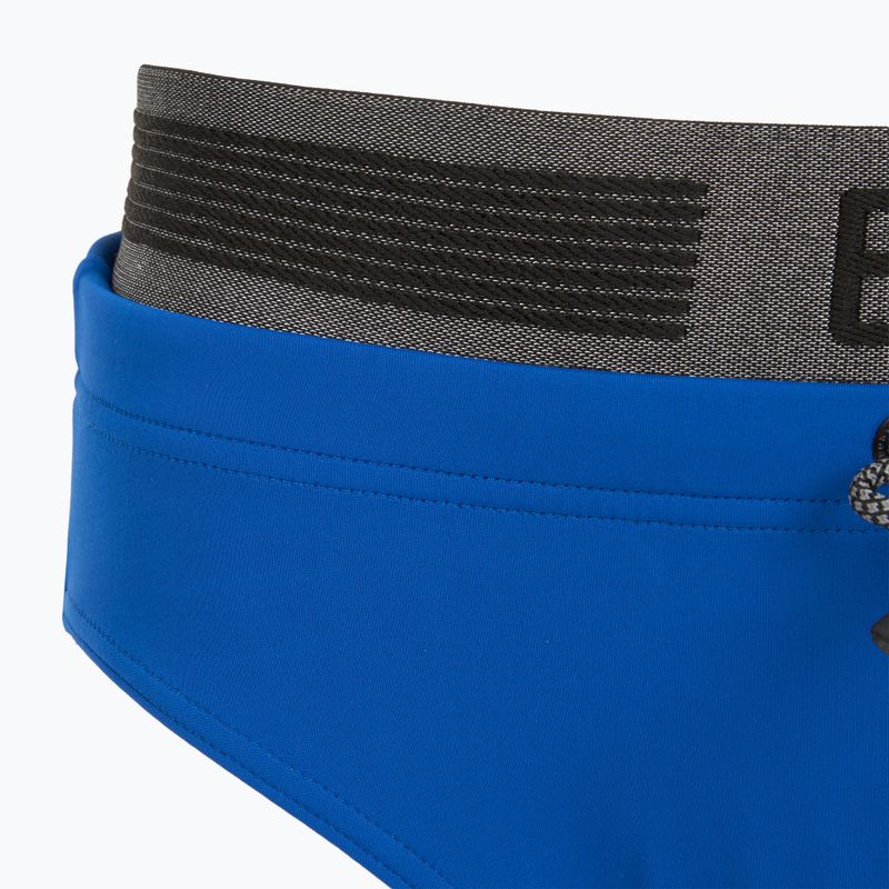 Slip de înot pentru bărbați EA7 Emporio Armani Logo Tape Brief turkish sea 3