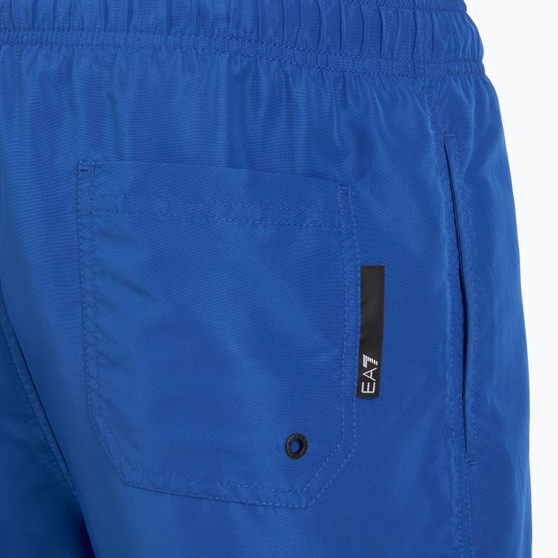 Șort de înot pentru bărbați EA7 Emporio Armani Logo Tape Boxer turkish sea 4