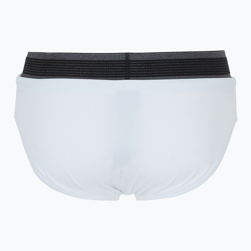Slip de înot pentru bărbați EA7 Emporio Armani Logo Tape Brief white 2