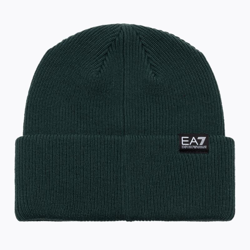 Căciulă de iarnă EA7 Emporio Armani Mountain Logo Series Big Beanie silver pine 2