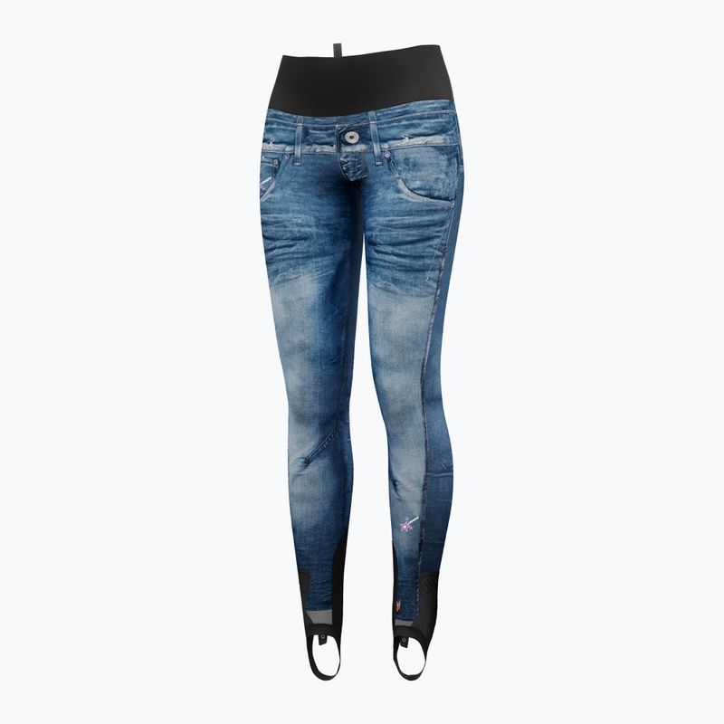 Pantaloni pentru femei Crazy Falls Printed print light jeans