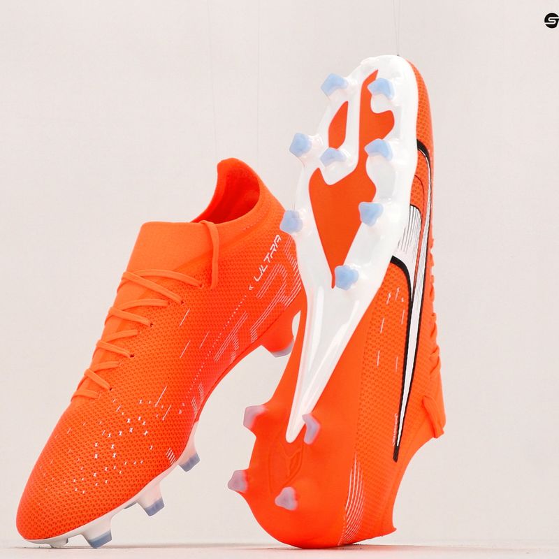 PUMA ghete de fotbal pentru bărbați Ultra Match FG/AG portocaliu 107217 01 12