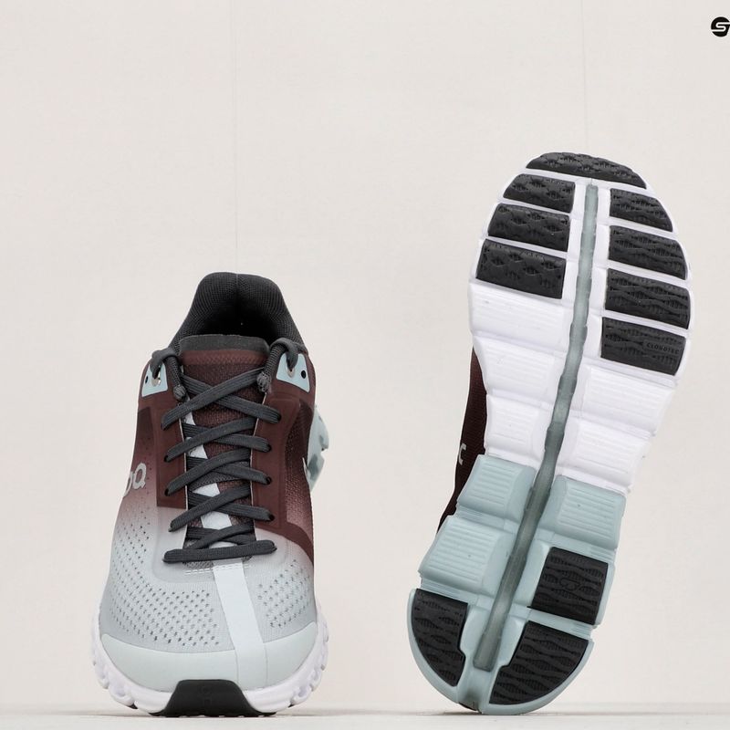 Pantofi de alergare pentru femei On Cloudflow gri maro 3599231 19