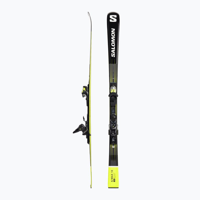 Salomon S Max 10 + M11 GW schiuri de coborâre negru/galben L47055700 2