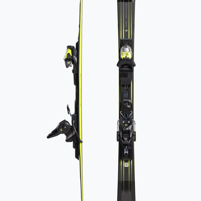 Salomon S Max 10 + M11 GW schiuri de coborâre negru/galben L47055700 5