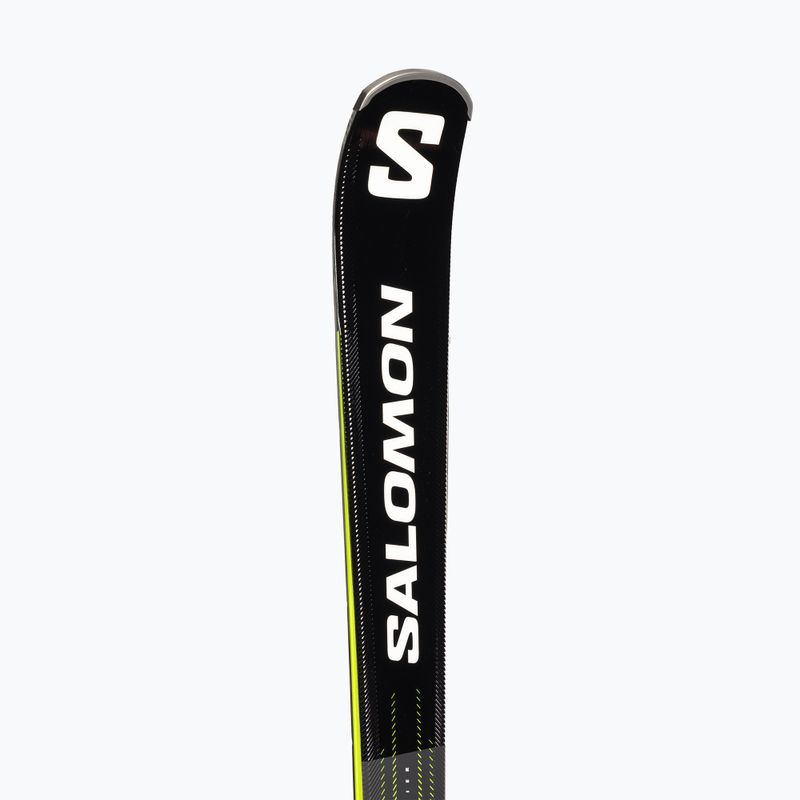 Salomon S Max 10 + M11 GW schiuri de coborâre negru/galben L47055700 8