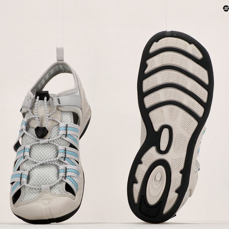 Sandale de trekking pentru femei Keen Drift Creek H2 gri-albastre 1026128 15