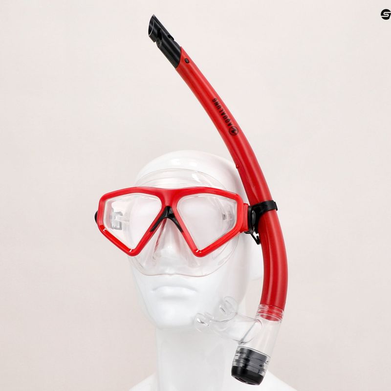 Aqualung Saturn Saturn Combo Snorkel Kit Mască + Snorkel roșu SC3980006 11