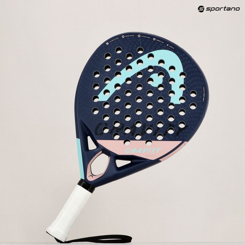 Rachetă de padel HEAD Gravity Motion 2022 albastru marin 228172 8