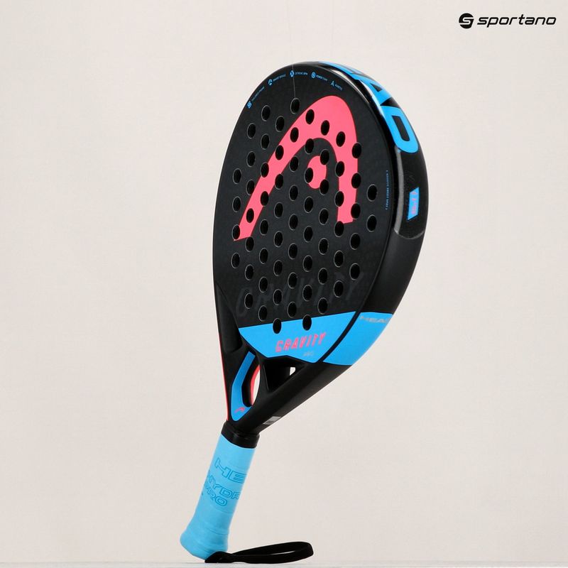 Rachetă de padel HEAD Gravity Pro 2022 negru/albastru 228162 8