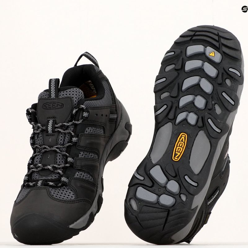 Cizme de trekking pentru bărbați KEEN Koven Wp negru-gri 1025155 18