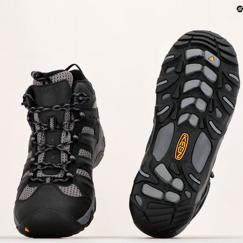 Cizme de trekking pentru bărbați KEEN Koven Mid Wp negru-gri 1020210 18