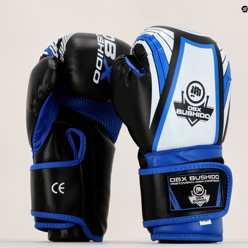 Bushido mănuși de box pentru copii ARB-407v1 albastru 12