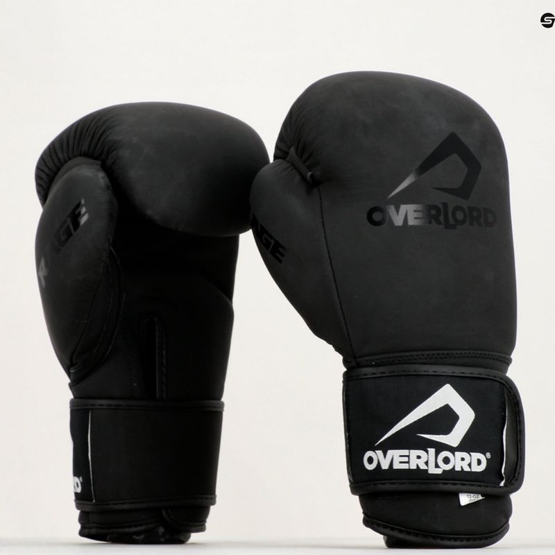 Mănuși de box Overlord Rage negru 100004-BK/10OZ 8