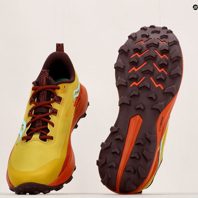 Pantofi de alergare pentru bărbați Saucony Peregrine 13 galben-portocaliu S20838-35 19