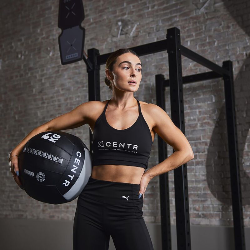 Minge medicinală CENTR Competition Wall Ball Centr x Hyrox 4 kg black 6
