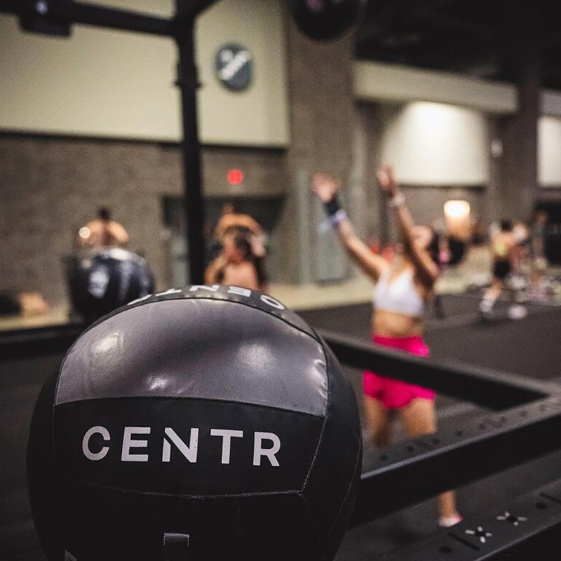 Minge medicinală CENTR Competition Wall Ball Centr x Hyrox 6 kg black 4