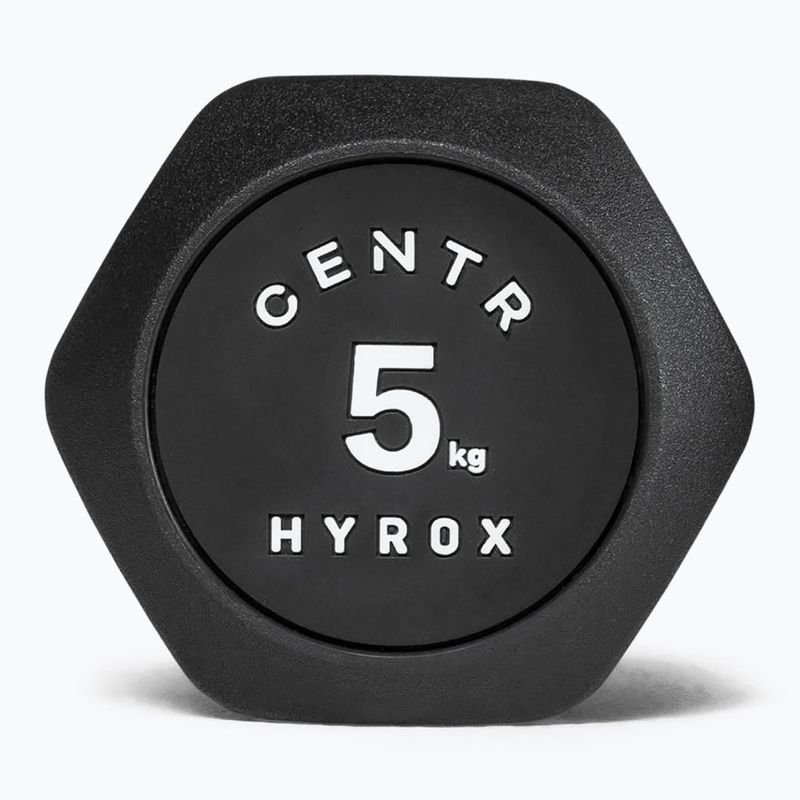 Ganteră Centr Urethane Dumbbell Centr x Hyrox 5 kg black 3