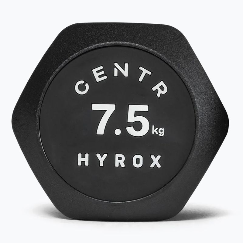 Ganteră Centr Urethane Dumbbell Centr x Hyrox 7,5 kg black 3