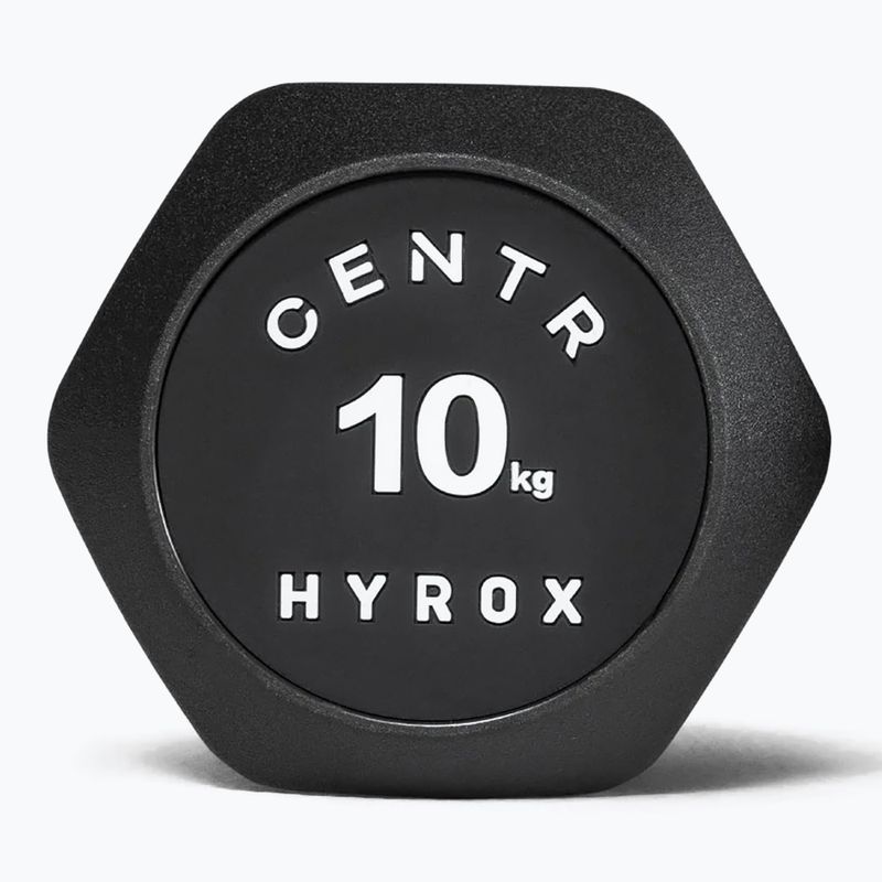 Ganteră Centr Urethane Dumbbell Centr x Hyrox 10 kg black 2