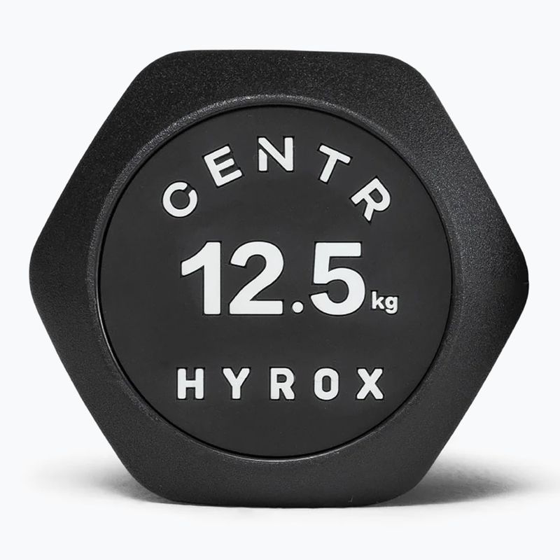 Ganteră Centr Urethane Dumbbell Centr x Hyrox 12,5 kg black 3