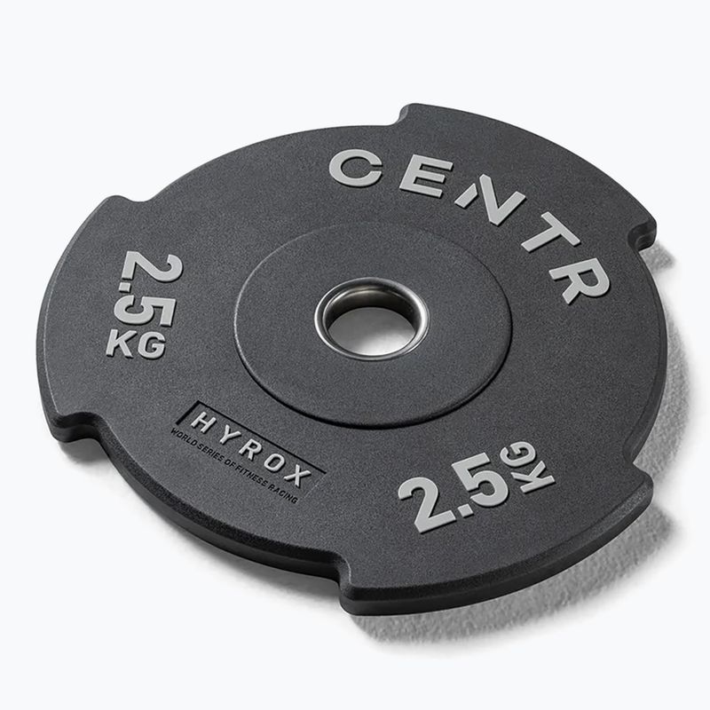 Greutate bumper Centr Olimpijski Centr x Hyrox Interlocking Bumper Plate 2 pcs black 2