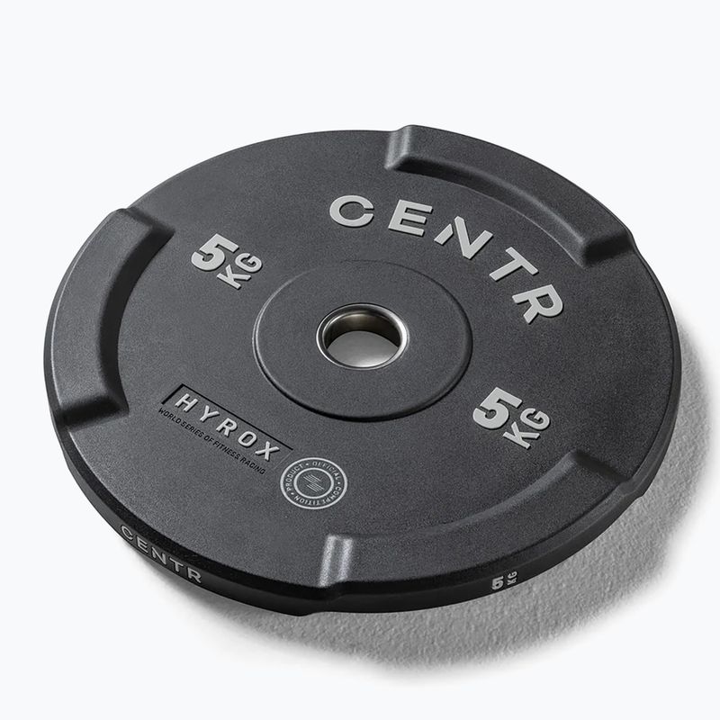 Greutate bumper Centr Olimpijski Centr x Hyrox Interlocking Bumper Plate 2 pcs black 2